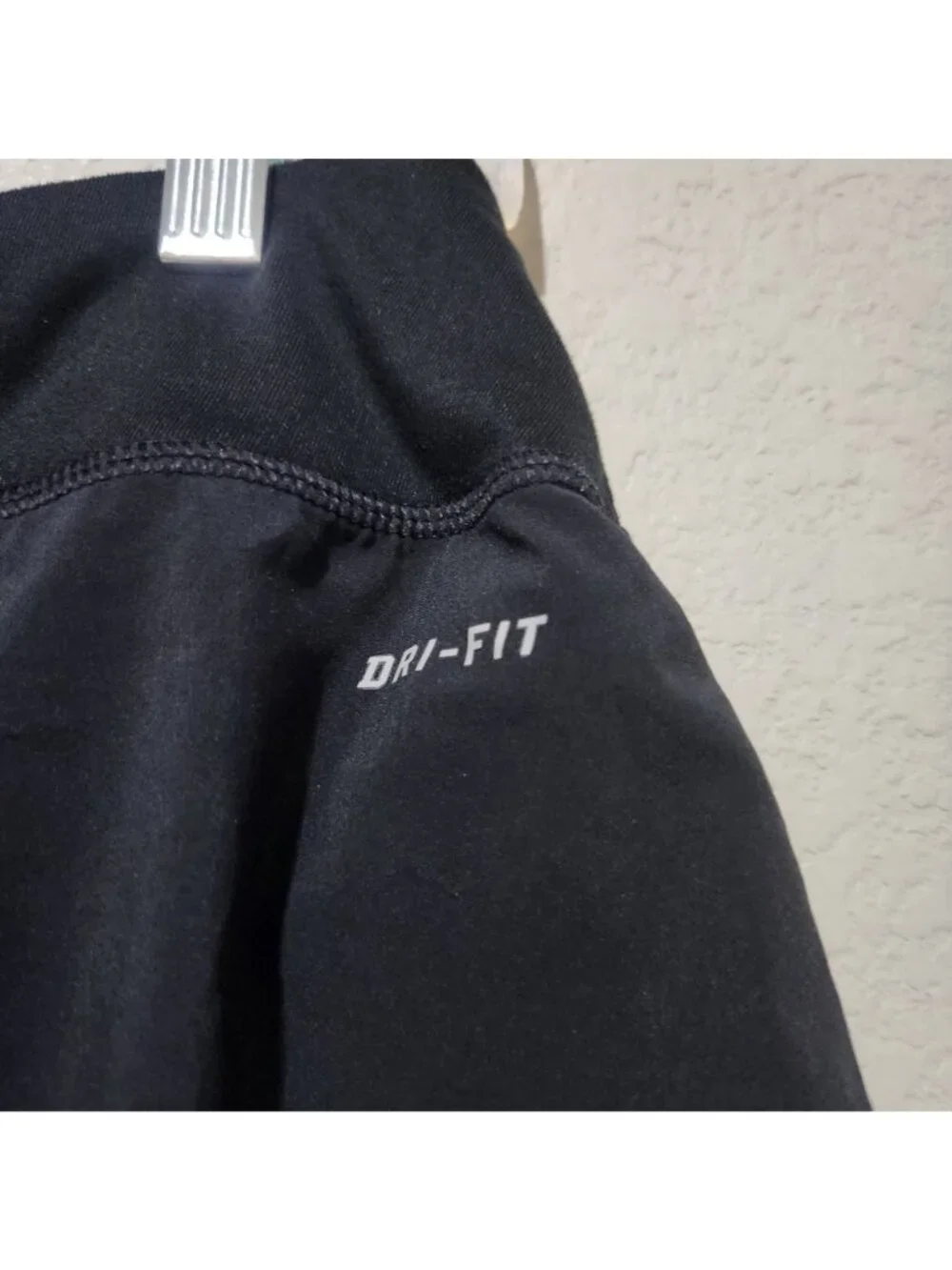 Nike Dri-Fit Womens Running Shorts Size L Black Athletic Lightweight